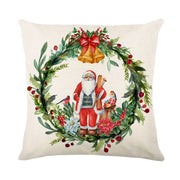 Christmas Decorations Pillow Covers Sofa Square Throw Pillow Cases Stamping Snowflake Waist Cushion Cover Home Bed Decor