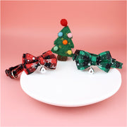 Pet Supplies Cat Bow Detachable Christmas