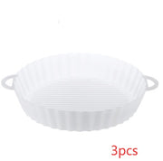 Air Fryer Tray Silicone Kitchen Supplies Air Fryer Silicone Pot Grill Pan Accessories Disposable Paper Liner