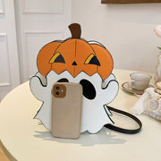 Halloween Bags Creative 3D Cartoon Pumpkin Ghost Design Cute Bags Women Cell Phone Purses Novelty Personalized Candy Crossbody Bags