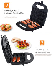 Home Hot Dog Roast Sausage Frying Machine Kitchen Gadgets