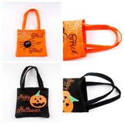 Halloween Spider Pumpkin Print Shoulder Bag Children's Candy Gift Bags Small Handbags Women