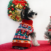 Pet Dog Christmas Turtleneck Sweater