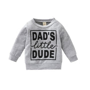 Boys Polyester Letter Grey Sweatshirt Top