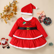 1-5 Years Christmas Winter Girls Dress 4