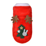 Pet flannel elk Christmas clothes