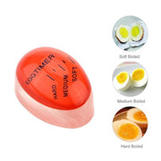 Egg Timer Perfect Color Changing Timer Yummy Soft Hard Boiled Eggs Cooking Kitchen Eco-Friendly Resin Egg Red Timer Tools