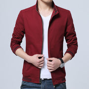 Brand New Spring Autumn Men Casual Jacket Coat Men's Fashion Washed Pure Cotton Brand-Clothing Jackets Male Coats