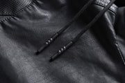 Winter Stand-collar PU Jacket Leather Jacket Men