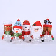 Christmas Gift Bags Candy Jar Storage Bottle Santa Bag Sweet Christmas Candy Bag Boxes Child Kids Gifts New Year