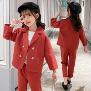 Girl suit two-piece suit