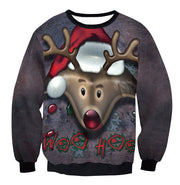 UGLY CHRISTMAS SWEATER Vacation Santa Elf Funny Women's Men Sweaters Tops Autumn Winter Clothing