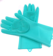 Silicone Heat-resistant Cleaning Brush Scrubbing Gloves