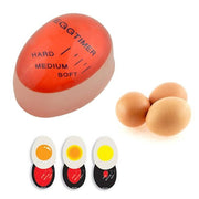 Egg Timer Perfect Color Changing Timer Yummy Soft Hard Boiled Eggs Cooking Kitchen Eco-Friendly Resin Egg Red Timer Tools