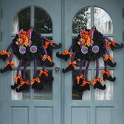 Creative Halloween Multi-legged Spider Door Hanging Wreath Party Decorations