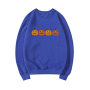 Halloween Evil Pumpkin Head Sweater Funny Printed Fashion Party Hoodie