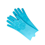 Silicone Heat-resistant Cleaning Brush Scrubbing Gloves