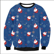 UGLY CHRISTMAS SWEATER Vacation Santa Elf Funny Women's Men Sweaters Tops Autumn Winter Clothing