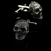 New Skull Head Cufflinks Halloween Ghost Head Cuff Nails French Shirt Cuff Enamel