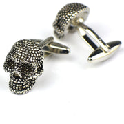 New Skull Head Cufflinks Halloween Ghost Head Cuff Nails French Shirt Cuff Enamel