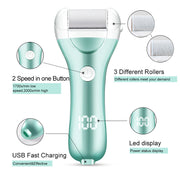 Charged Electric Foot File For Heels Grinding Pedicure Tools Professional Foot Care Tool Dead Hard Skin Callus Remover 2