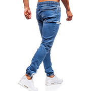 White Pants Jeans Trousers For Men Retro Party Work Men's