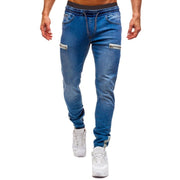 White Pants Jeans Trousers For Men Retro Party Work Men's