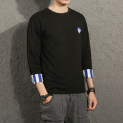 Quarter Sleeve Men's Loose T-Shirt Top Fashion Men's Sweater Autumn Clothes