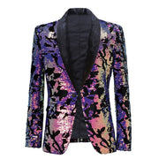 The Angelo Sequin Slim Fit Blazer Suit Jacket