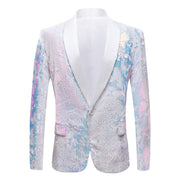 The Angelo Sequin Slim Fit Blazer Suit Jacket