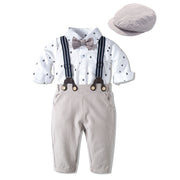 Autumn New Long Sleeve Khaki Suit Infant Clothing Boys' Gentleman Children's Clothing