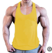 Gym Men Muscle Sleeveless Shirt Tank Top Bodybuilding Sport Fitness Workout Vest 4