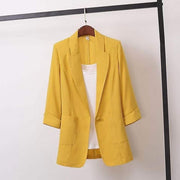 Short Blazer Coat Women'S Leisure  Korean Slim Thin Sunscreen Clothes Women