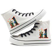 Stranger Things Couple High-top Canvas Shoes