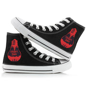 Stranger Things Couple High-top Canvas Shoes