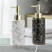 Marble Ceramic Lotion Shampoo Bottle Bathroom Accessories