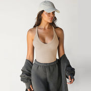 Spring Knitted Vest Sexy Slim Top Women's Clothing