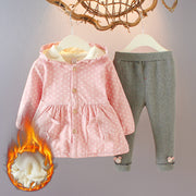 Autumn and winter western style kids suit