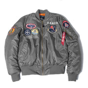 Fat Man Functional MA-1 Bomber Jacket Jacket Workwear Men