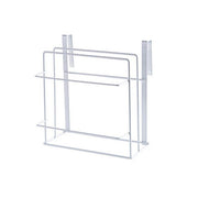 Kitchen Double Layer Towel Rack Hanging Holder Cabinets Shelf Chopping Board Storage Rack Hanger Shelf Kitchen Accessories