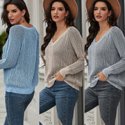 Knit sweater pullover sweater women autumn and winter