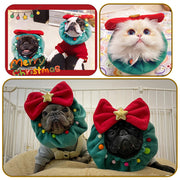 Christmas Pet Bow-knot Collar Friendly To Skin Xmas Pet Scarf Washable Party Pet Dog Neck Strap Scarf Photo Prop Pet Supplies