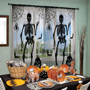 Halloween pattern curtain