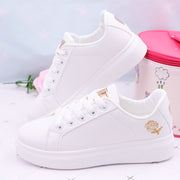 White Women Rose Shoes5