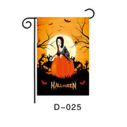 Halloween garden flag