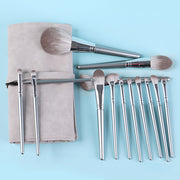 New 14 Piece Wooden Handle Makeup Brush Set Makeup Tools Makeup 5