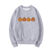 Halloween Evil Pumpkin Head Sweater Funny Printed Fashion Party Hoodie