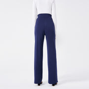 Solid Color Casual Pants Slim, High-waisted Bell Bottoms 7