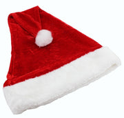 Christmas Goods Christmas Dense Velvet Short Plush Santa Hat New Super Soft Christmas Hat