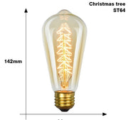 Edison Bulb E27 220V 40W ST64 A19 T45 G80 G95 G125 Incandescent filament bulb lighting Retro Edison Light Bulb